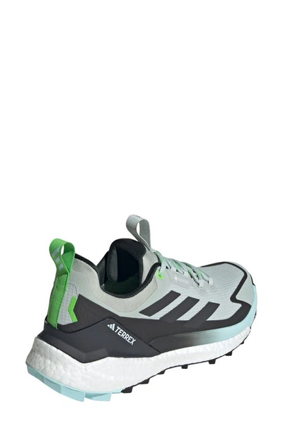 Shop Adidas Originals Free Hiker 2 Gore-tex® Hiking Shoe In Semi Flash Aqua/ Carbon/ Lime