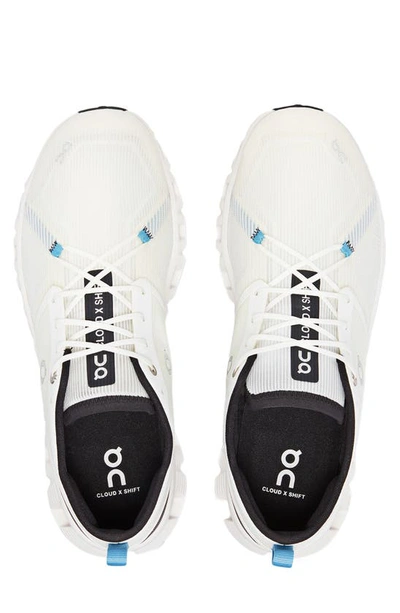Shop On Cloud X 3 Shift Cross Training Shoe In Undyed White/ Black