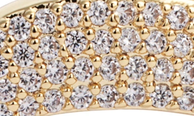 Shymi Pavé Curl Cuff Bracelet In Gold