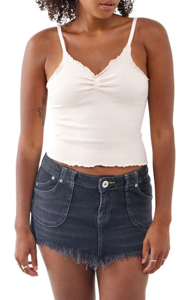 Shop Bdg Urban Outfitters Elsie Seamless Rib Camisole In Light Pink