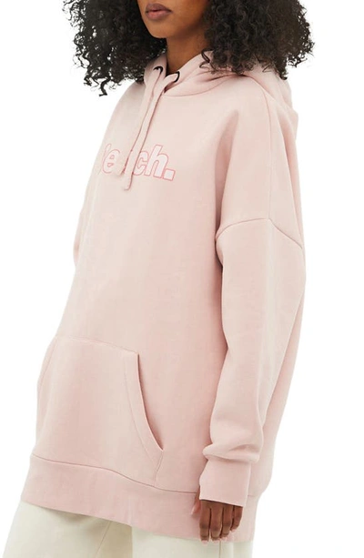 Shop Bench Dayla Oversized Hoodie In Lotus Pink