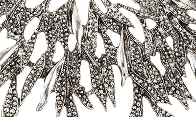 Eye Candy Los Angeles Silver Fall Statement Necklace In Silver