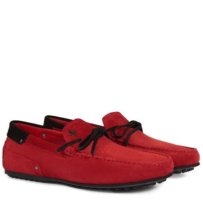 Shop Tod's City Gommino Driving Shoes  For Ferrari In Suede