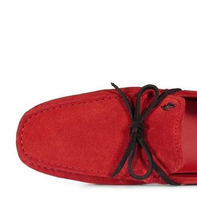 Shop Tod's City Gommino Driving Shoes  For Ferrari In Suede