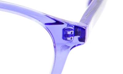 Aqs Albie 50mm Round Optical Frames In Blue