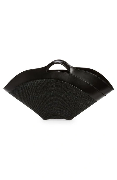 Alaïa Black Large Khaima Bag In 999 Noir