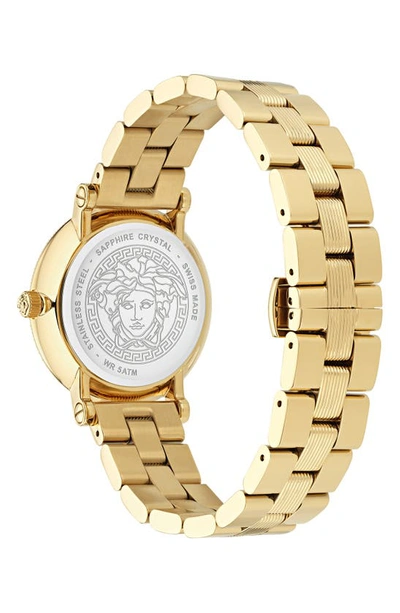 Versace Greca Flourish 35mm In Ip Yellow Gold