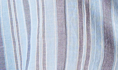 Shop Lucky Brand Stripe Button Front Shirt In Blue Stripe