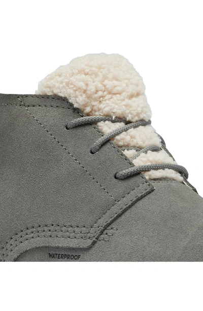Shop Sorel Explorer Next Drift Waterproof Boot In Quarry/ Dove