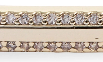 Shop Shymi Cubic Zirconia Pavé Bangle In Gold