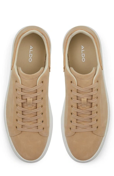 Shop Aldo Stepspec Sneaker In Dark Beige