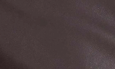 Cole Haan Streamlined Moto Leather Jacket In Java