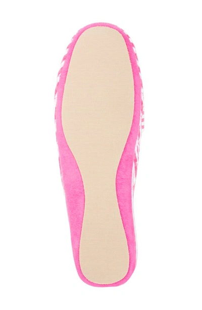 Shop Patricia Green Zoe Gingham Quilted Slipper In Hot Pink