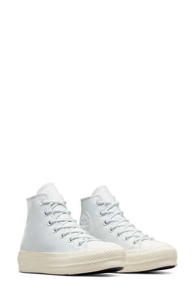 Shop Converse Chuck Taylor® All Star® Lift High Top Platform Sneaker In Moonbathe/ Egret