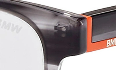 Shop Bmw 55mm Navigator Sunglasses In Grey/ Other / Smoke Mirror