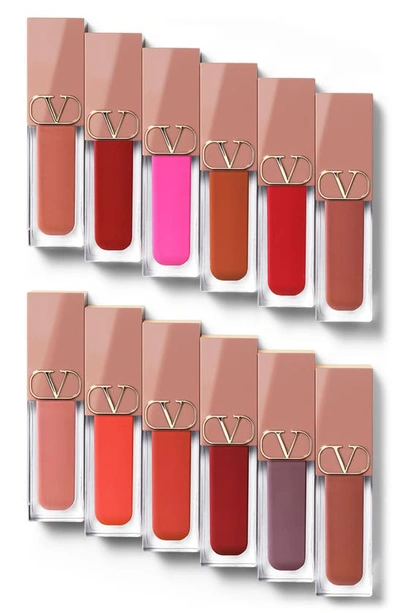 Valentino Liquirosso 2 In 1 Soft Matte Liquid Lipstick & Blush 151r Nude In Motion In 151a