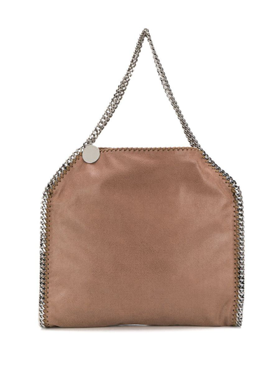 Shop Stella Mccartney Falabella  Bags In Nude &amp; Neutrals