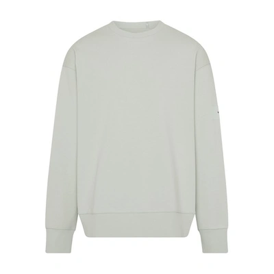 Shop Y-3 Crewneck Sweatshirt In Wonder_silver