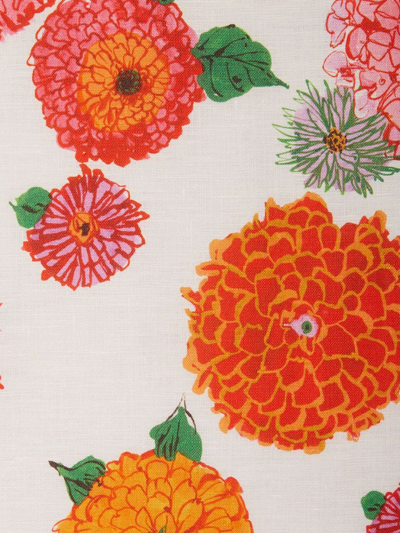 La Doublej X Passalacqua Bright Blooms Tablemat (set Of Two) In White