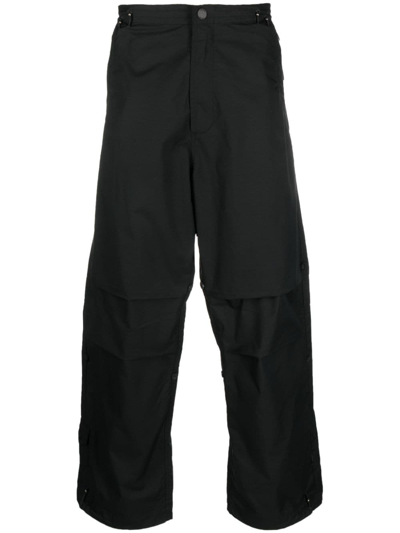 Shop Maharishi Sno Wide-leg Trousers In Black