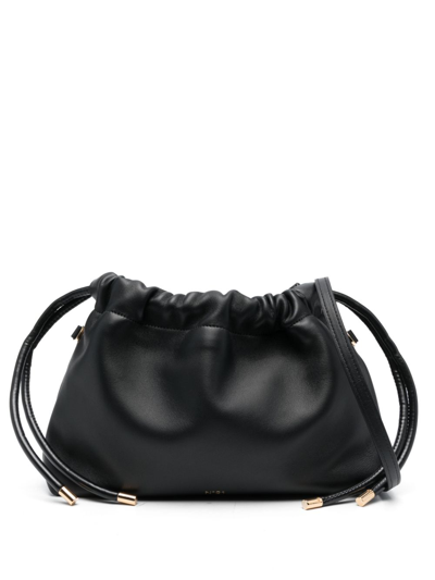 Shop N°21 Eva Nappa-leather Shoulder Bag In Black