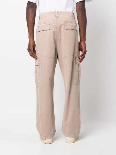 Calvin Klein Jeans Est.1978 Straight-leg Cargo Trousers In Neutrals