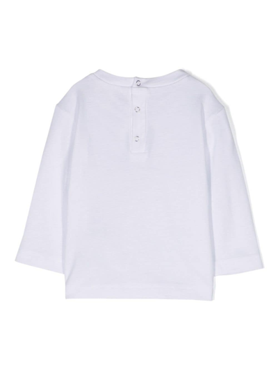 Douuod Logo-print Long-sleeve T-shirt In White