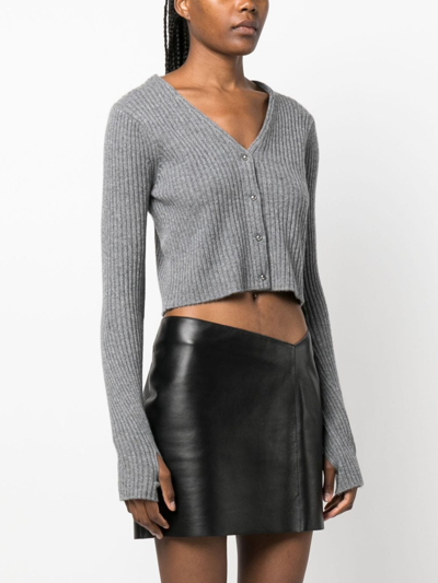 KEYRA 羊毛羊绒混纺短款开衫