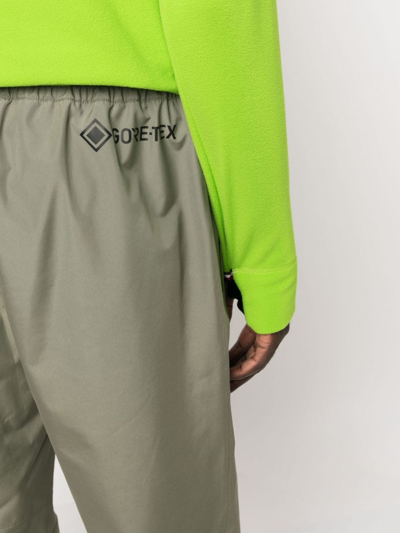 Shop Moncler Waterproof Gore-tex® Trousers In Green