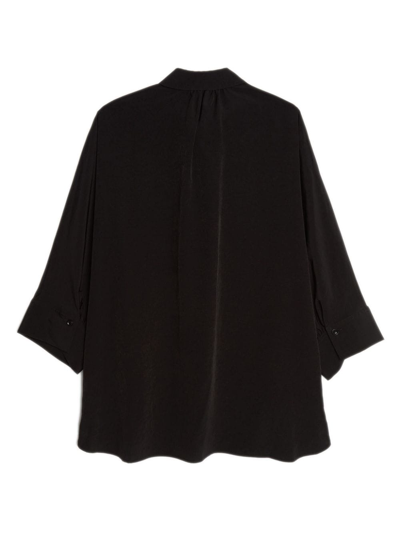 Shop Yohji Yamamoto Long-sleeve Button-up Shirt In Black