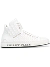 PHILIPP PLEIN 'Bobby D' Hi-Top Sneakers,SM160120
