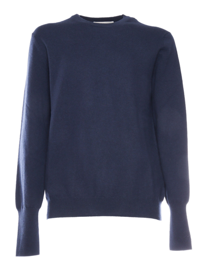 Ballantyne Classic Crew Neck Pullover In Blue