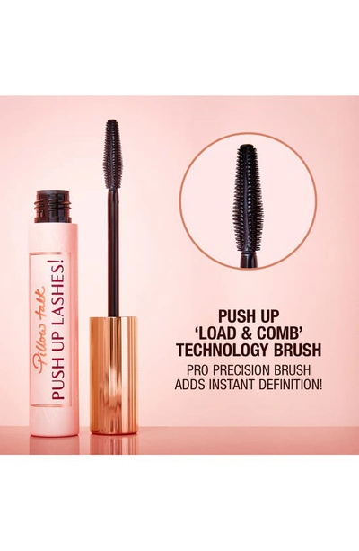 Charlotte Tilbury Mini Pillow Talk Push Up Lashes Volumizing & Lengthening Mascara 0.13 oz / 4 ml In Black