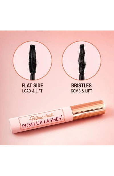 Charlotte Tilbury Mini Pillow Talk Push Up Lashes Volumizing & Lengthening Mascara 0.13 oz / 4 ml In Black