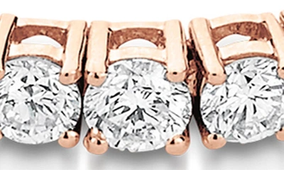 Shop Sara Weinstock Isadora Diamond Eternity Slider Bracelet In Rose Gold