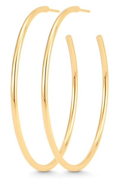 Shop Sara Weinstock Veena 18k Gold Large Hoop Earrings In Yellow Gold