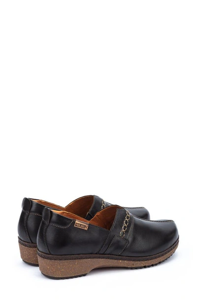 Pikolinos Granada Leather Clog In Black