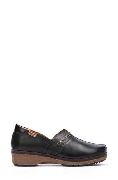 Pikolinos Granada Leather Clog In Black