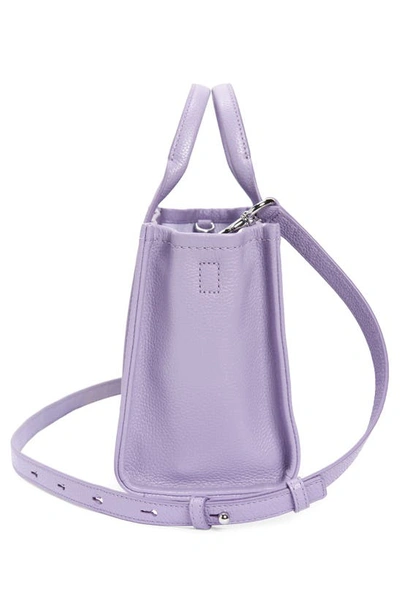 Marc Jacobs The Leather Small Tote Bag In Lavender