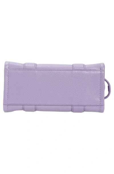 Marc Jacobs The Leather Small Tote Bag In Lavender