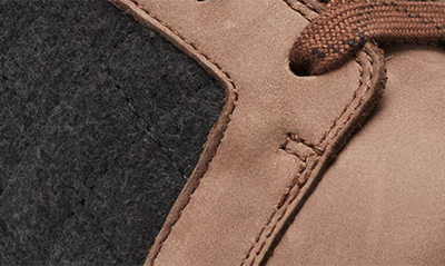 Sorel Evie Ii Waterproof Wedge Bootie In Tobacco/ Black