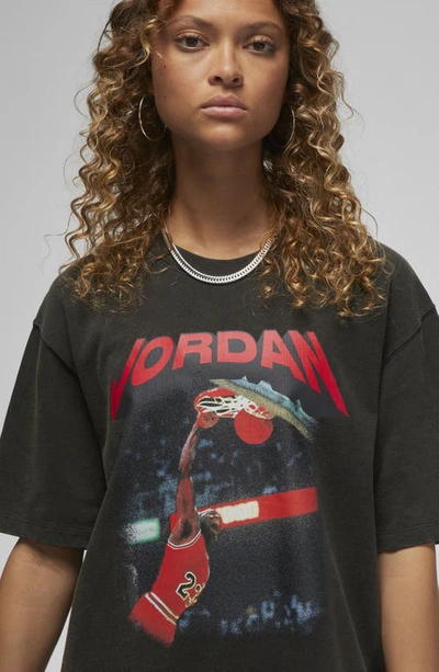 Shop Jordan Mj Heritage Graphic T-shirt In Black