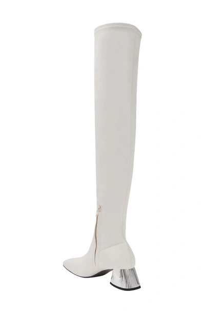 Shop Katy Perry The Clarra Over The Knee Boot In Optic White