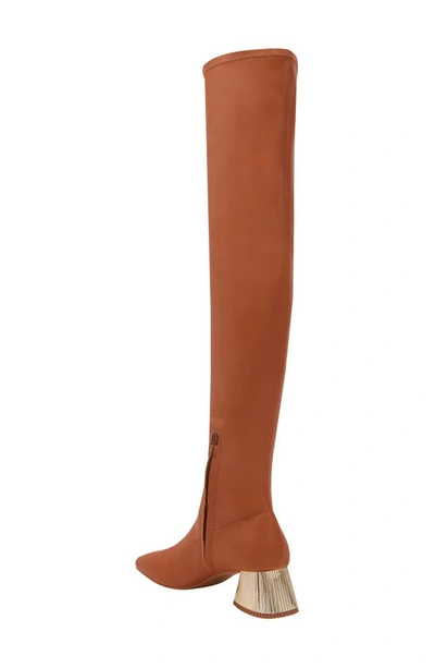 Shop Katy Perry The Clarra Over The Knee Boot In Cognac