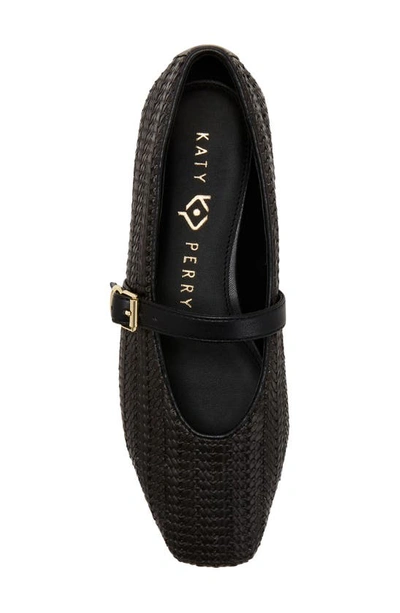 Shop Katy Perry The Evie Woven Mary Jane In Black