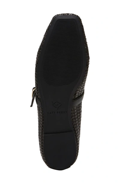 Shop Katy Perry The Evie Woven Mary Jane In Black
