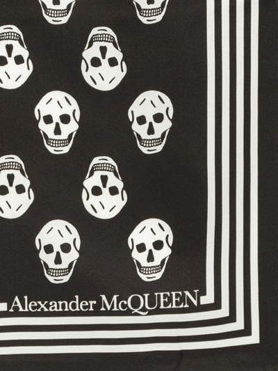 Shop Alexander Mcqueen Skull Scarf