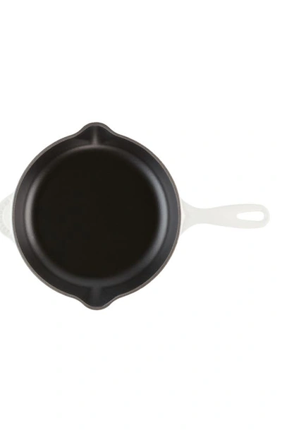 Le Creuset 9 Inch Enamel Cast Iron Skillet In White