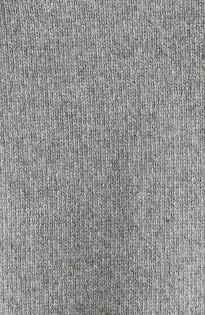 Shop Kenzo Boke Flower Embroidered Merino Wool Turtleneck Sweater In 94- Pearl Grey