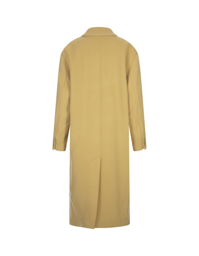 Shop Isabel Marant Yellow Efegozi Coat In Giallo